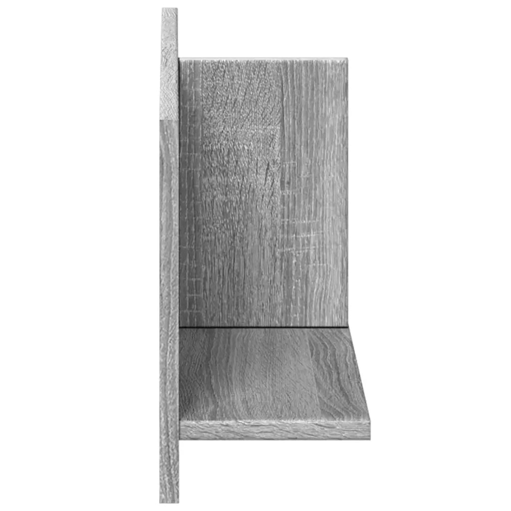 Armadietto a Muro | Mobile a Parete 70x16,5x30cm Grigio Sonoma in Legno Multistrato