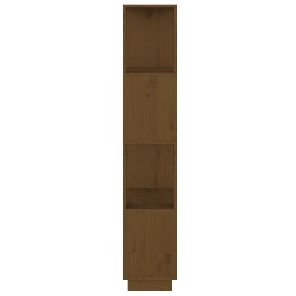 Libreria/Divisorio Ambrato 51x25x132 cm in Massello di Pino 814042
