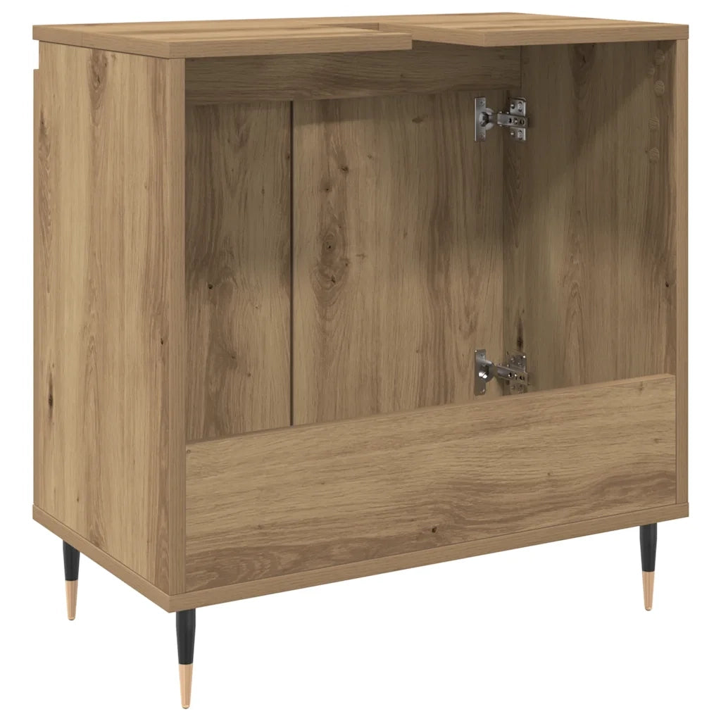Mobile da Bagno Rovere Artigianale 58x33x60 cm in Truciolato