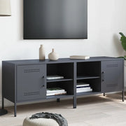 Mobili TV 2pz-Set di 2 Credenza per TV Antracite 68x39x50,5 cm in Acciaio 509918