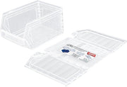 Set di 5 pezzi. Cassetti di archiviazione in plastica trasparente pieghevoli e stivabili nr. 53P - Set a 5 cassetti di archiviazione 236 x 160 x 130 mm