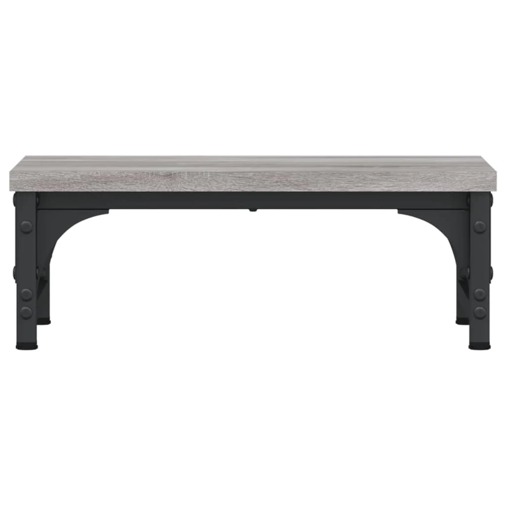 Supporto per monitor da scrivania Sonoma 37 x 23 x 14 cm legno ingegnerizzato grigio 02_0044986