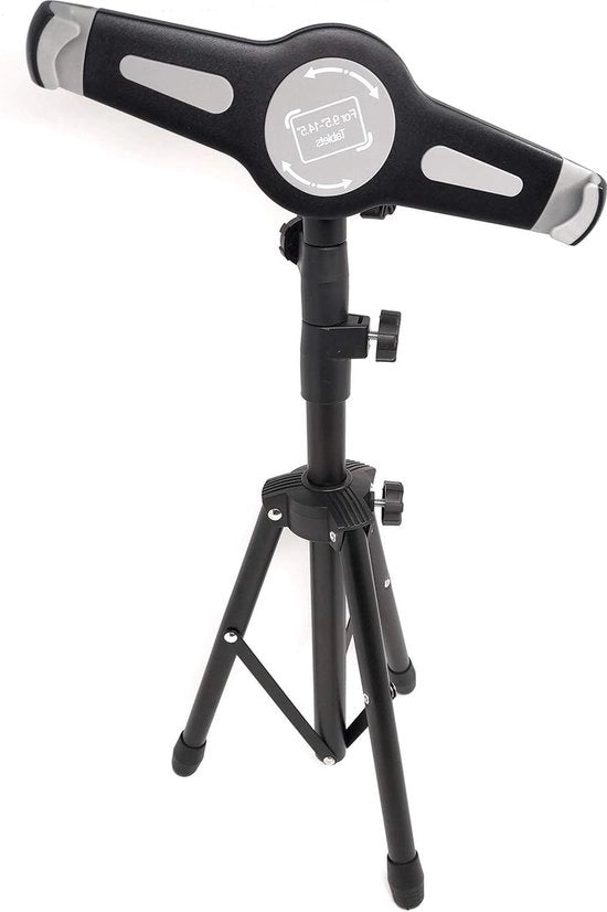 Supporto per tablet da 10 a 145 pollici - Altezza da 129 cm, supporto universale regolabile