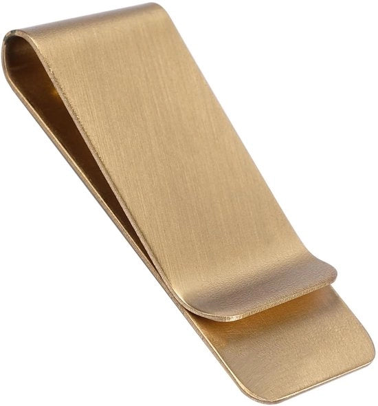 Set di Clip per Soldi in Acciaio Inossidabile - 6 pezzi - Portafoglio Sottile - Mini Contapremi - Argento/Oro - Compatta e Leggera