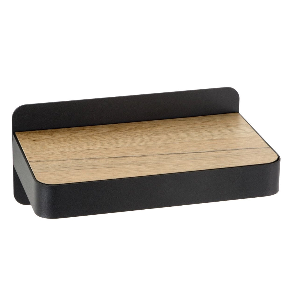 Applique Lucide Atkin LED 5W 2700K metallo nero/bianco