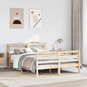 Letto senza Materasso-Struttura Letto 120x200 cm in Legno Massello di Pino 493899