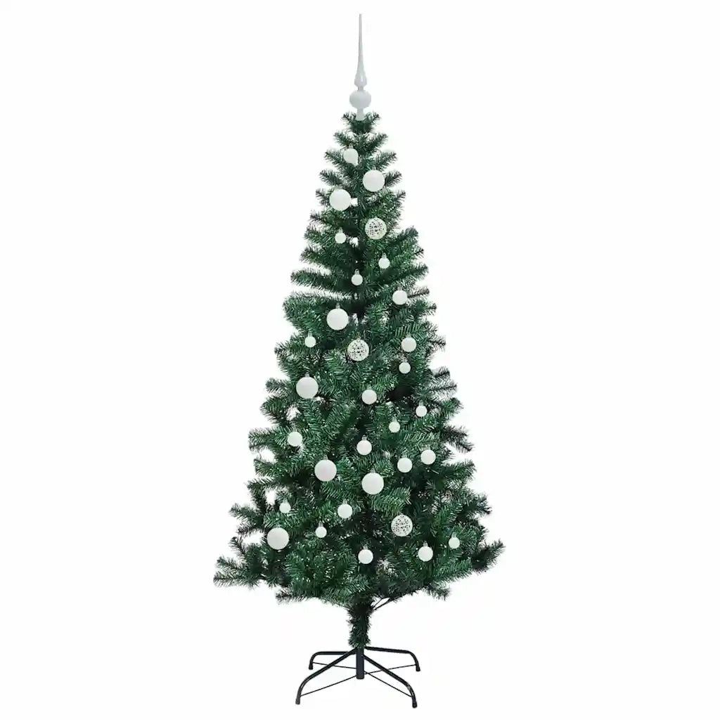 Albero di Natale | Decorazioni natalizie artificiale con luci integrate Verde 150 cm