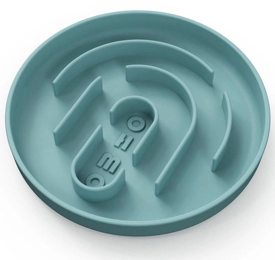 Anti-slikbak per gomma per cani, gatti, cuccioli, anti-slikbak per cani in silicone, alimentazione sana, prevenzione della secchezza, antiscivolo, senza morso (S-Classic, azzurro cielo)