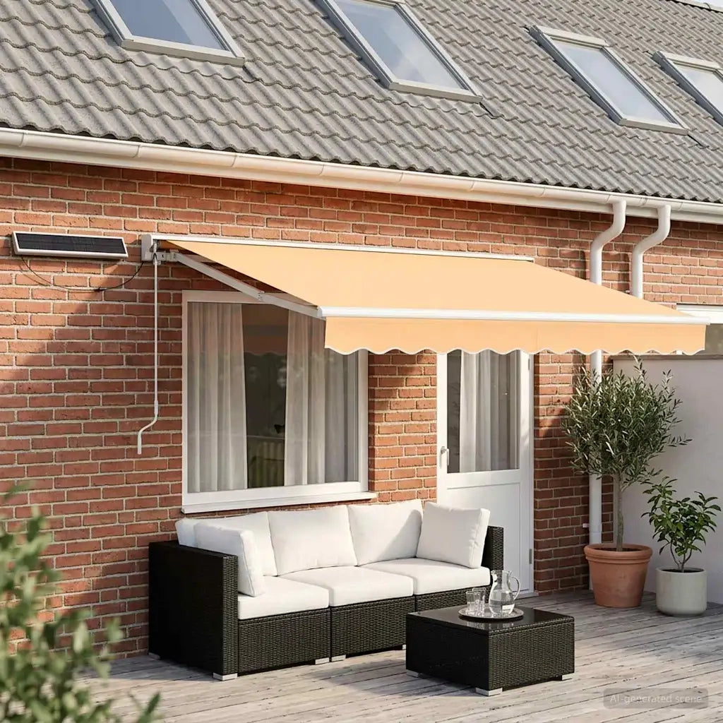 Tettuccio Elettrico Retrattile Sabbia 5 x 3 m 3426412