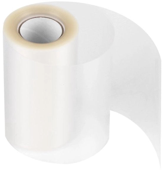 Foglio per torte trasparente 10m x 8cm - Qualità alimentare PP - Resistente all'olio - Reciclabile - Facile da pulire - Pellicola per torte