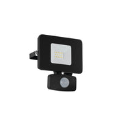 Faretto Esterno Moderno Faedo 3 Alluminio Nero Sensore Led H13,5Cm