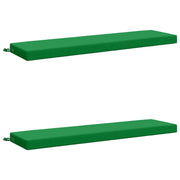 Cuscini per Panchina a 2 Pezzi SOEST 2 pz 100% Poliestere Verde 949875