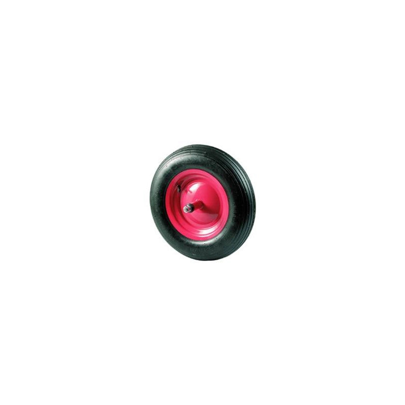 Ruote per carriola Vigor, perno corto 17 cm, pneumatica