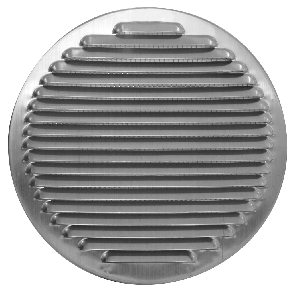 GRIGLIA AERAZIONE ALLUM C/RETE ANTINS D 150 MM- 1,0 pz