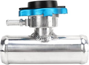 Termometro per radiatore 38 mm - T6061 alluminio - Finitura lucida - Adatto per auto - Borchio per radiatore