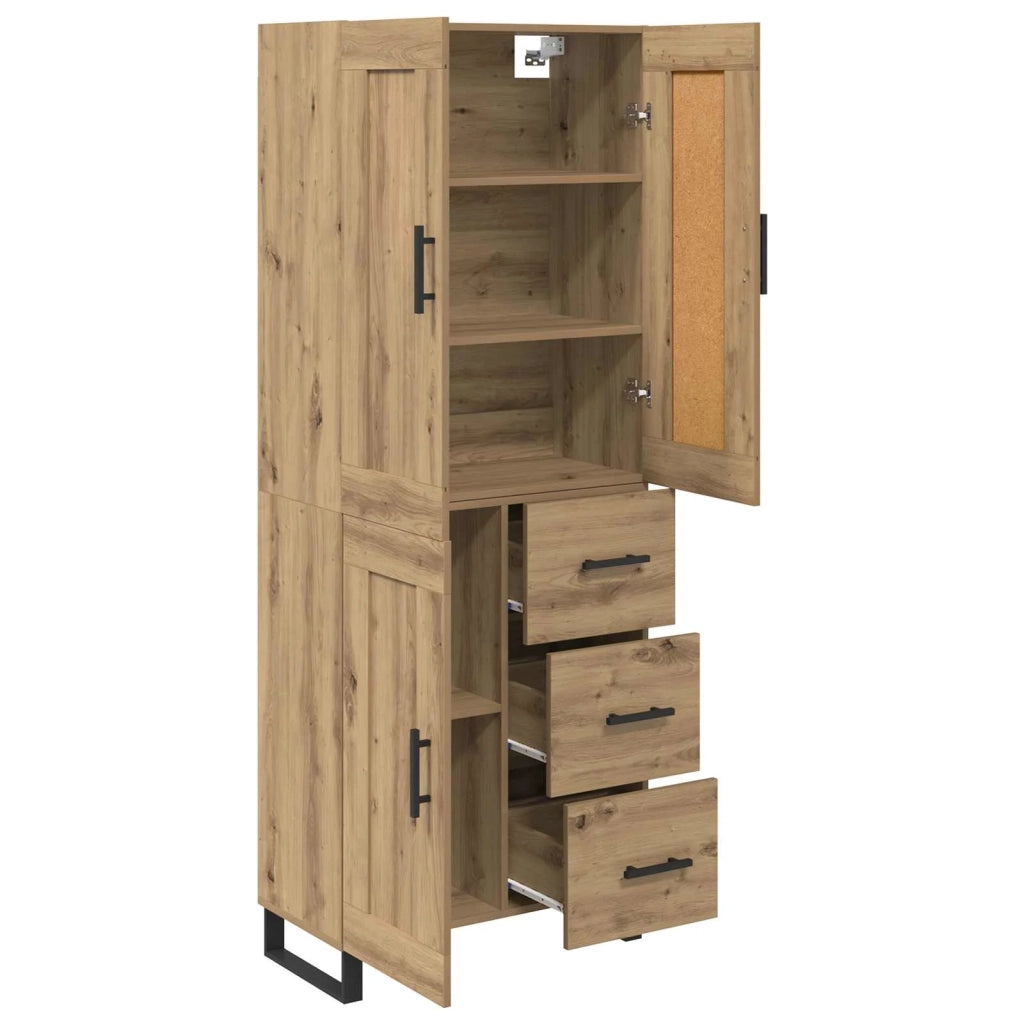 Credenza con cassetto Rovere artigianale 69,5 x 34 x 180 cm 3415836