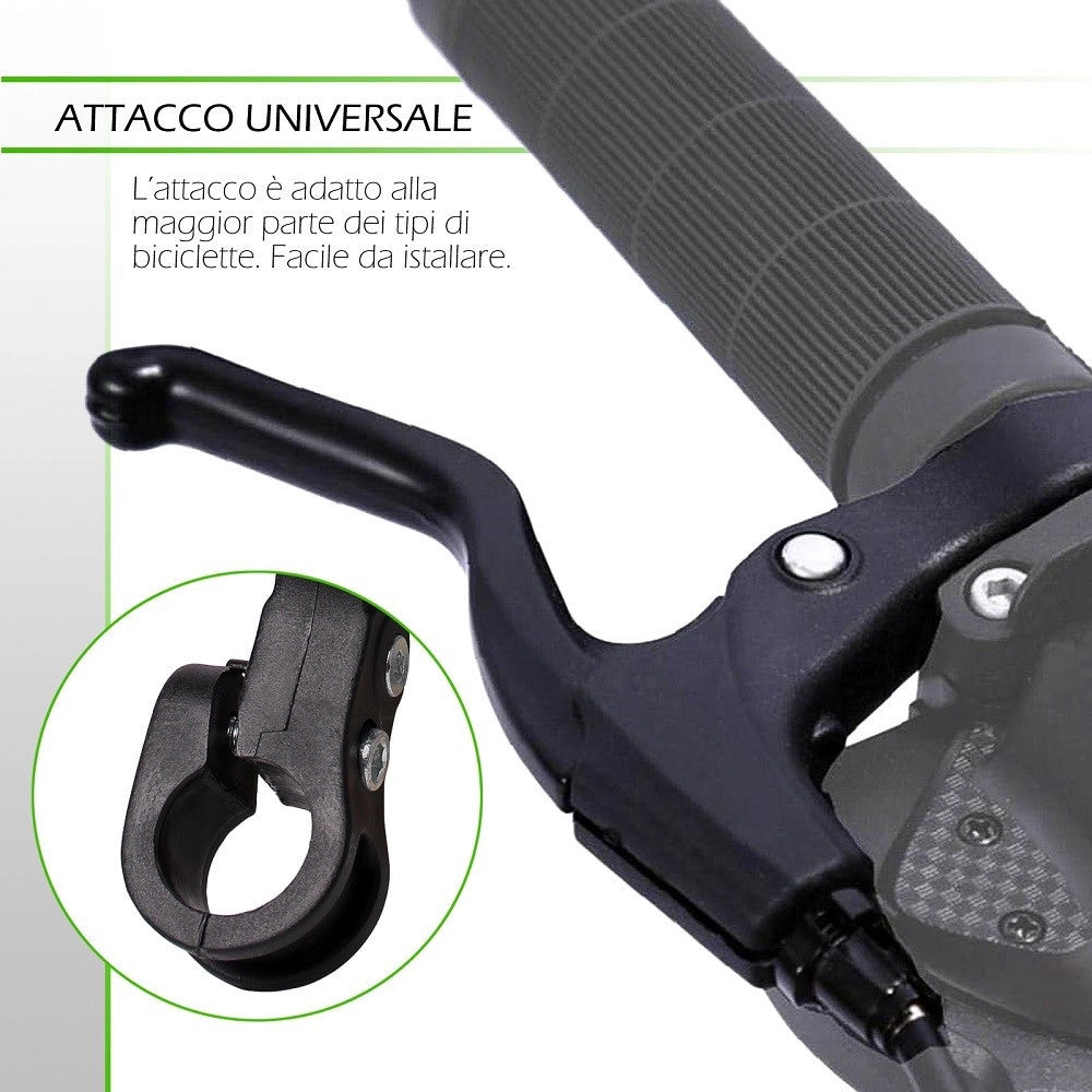 Trade Shop - Coppia Di Leve Freni In Resina Per Bicicletta Bici Attacco Universale Xc-2615 -