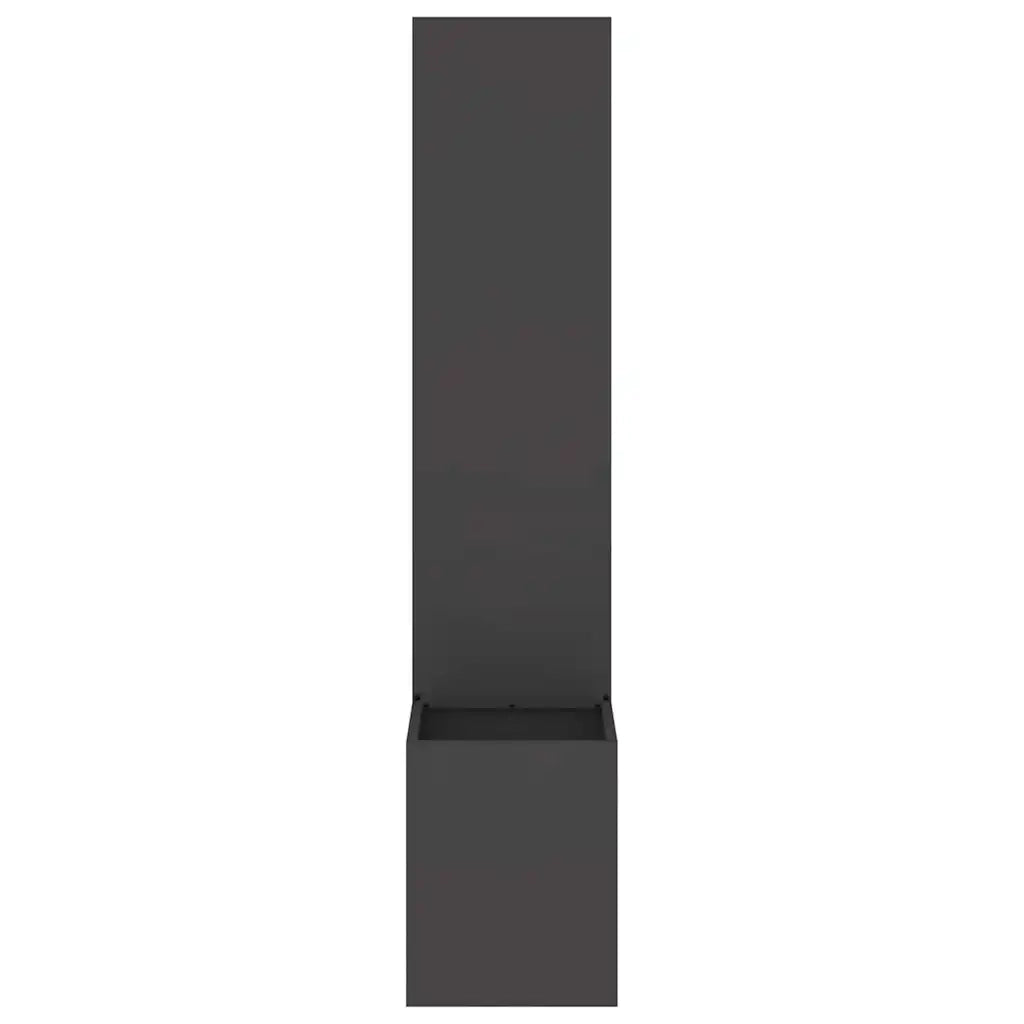 Schermo per privacy in giardino Traforo Nero 32 x 32 x 150 cm 876371