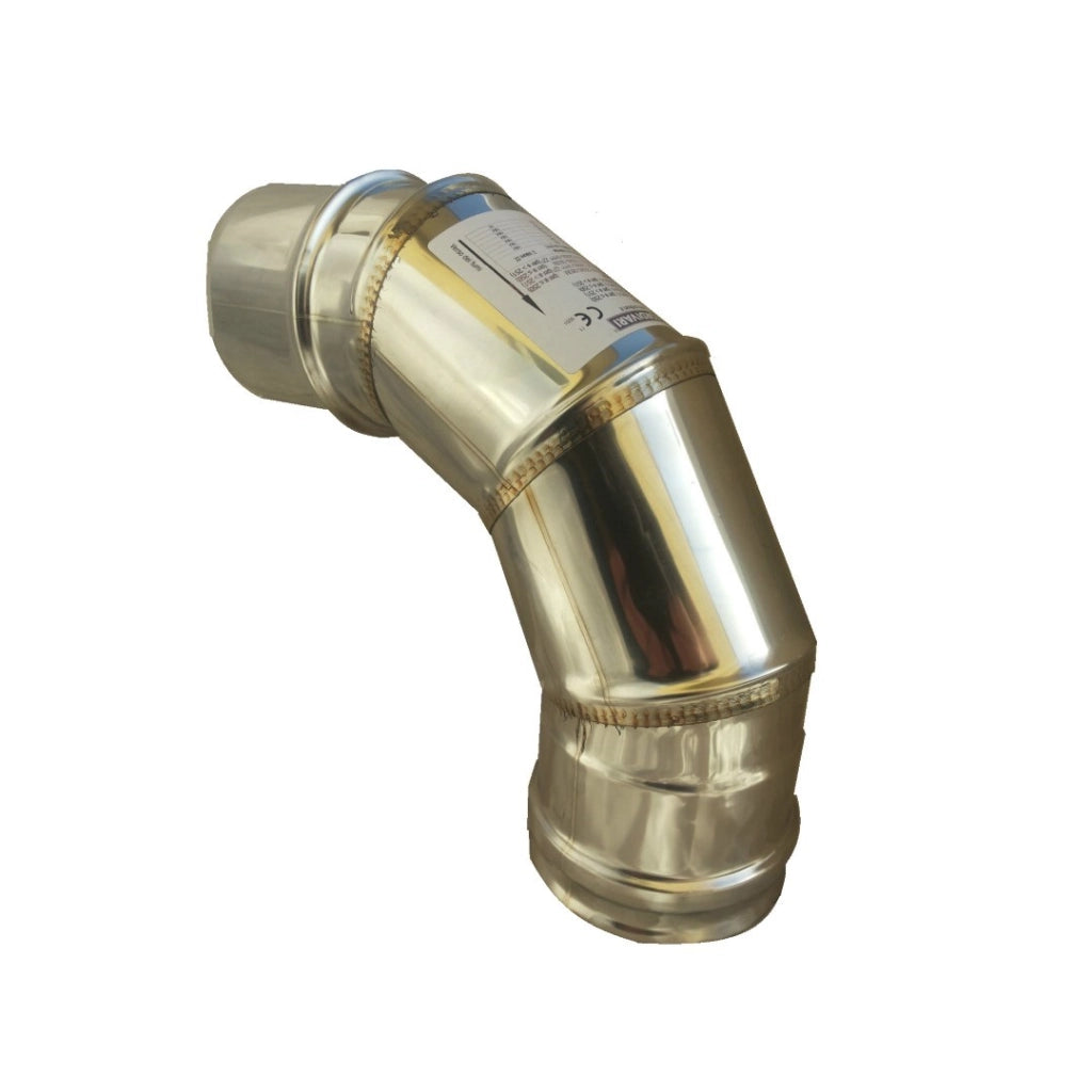 Curva Inox 90° Diametro 80 304L - Zinco Calabria