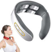 Massaggiatore cervicale elettrico a 4 nodi, con applicazione di calore, per sollievo da dolori alla colonna vertebrale, per uso domestico, ufficio e viaggio