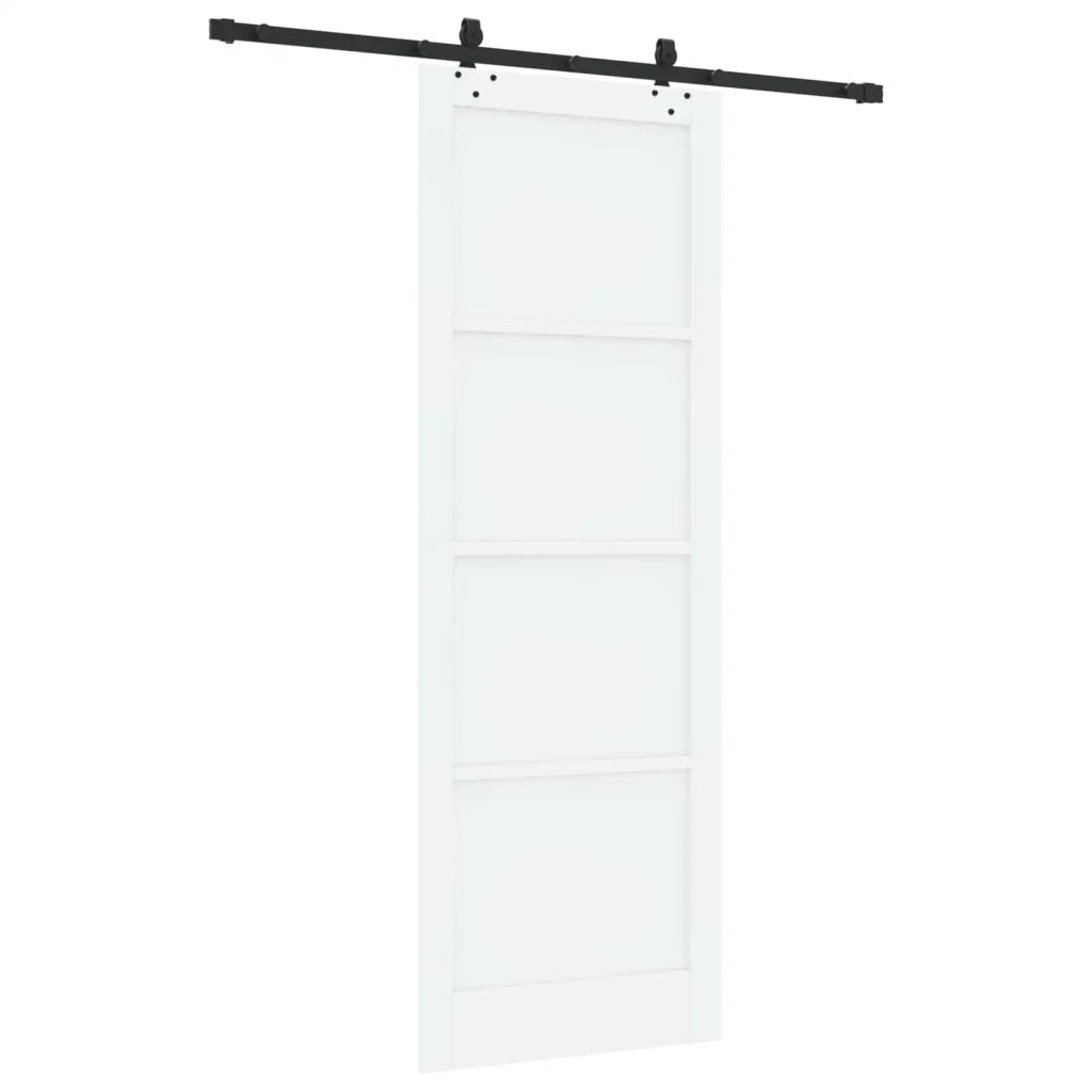 Porta scorrevole Bianco e Nero 83 x 232 cm