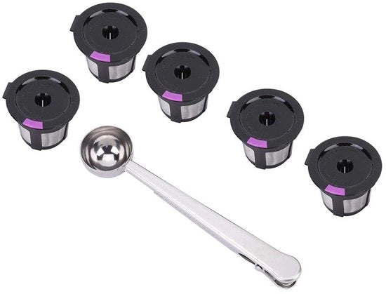 Filtro per caffè riciclabile - Capsule per caffè riutilizzabili - Sostenibile e salutare - Adatto per macchina del caffè - Compatibile con Keurig 2.0 e ...