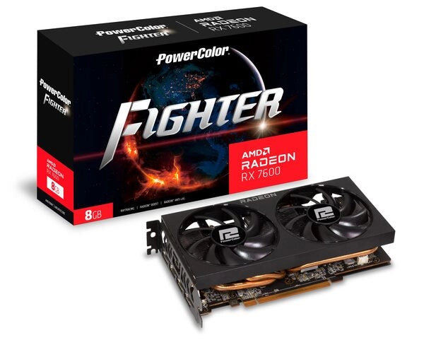 SCHEDA VIDEO RADEON RX7600 FIGHTER 2.0 8GB (RX7600 8G-F/V2)