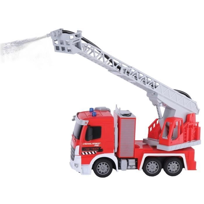 LEXIBOOK - CROSSLANDER PRO - Camion dei pompieri telecomandato con effetti sonori e luminosi