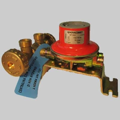 MINICENTRALINA 2 ATTACCHI CON REGOLATORE  Kg 10 con regolatore BP 2205     NOVACOMET