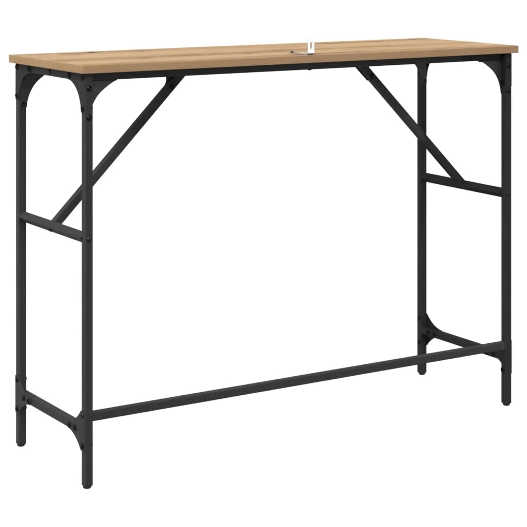 Tavolo consolle Rovere artigianale 100 x 32 x 75 cm