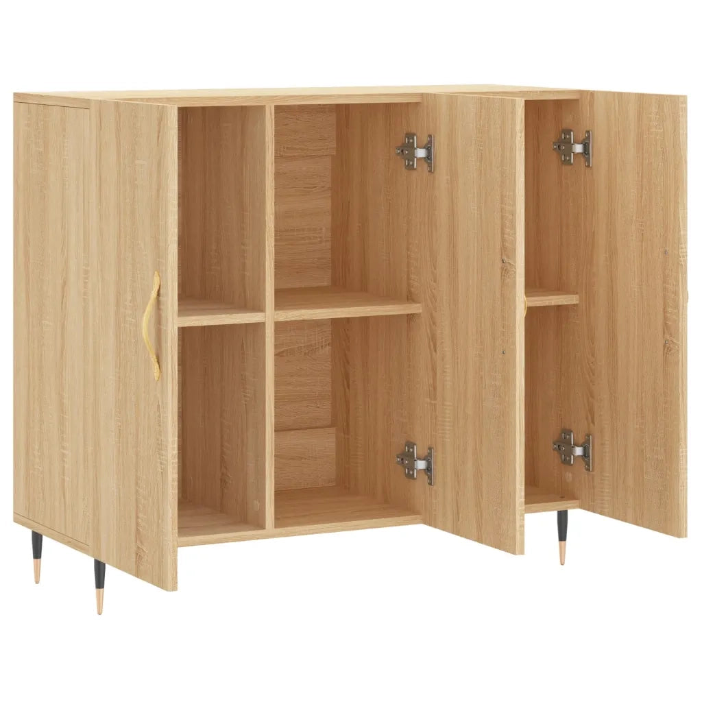 vidaXL Credenza Rovere Sonoma 90x34x80 cm in Legno Multistrato