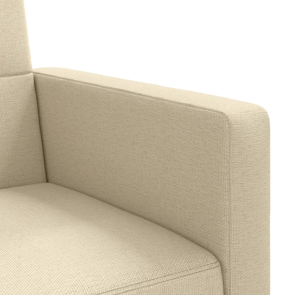 Divano letto | Sof¨¤ letto | Letto singolo con Cuscini Crema in Tessuto