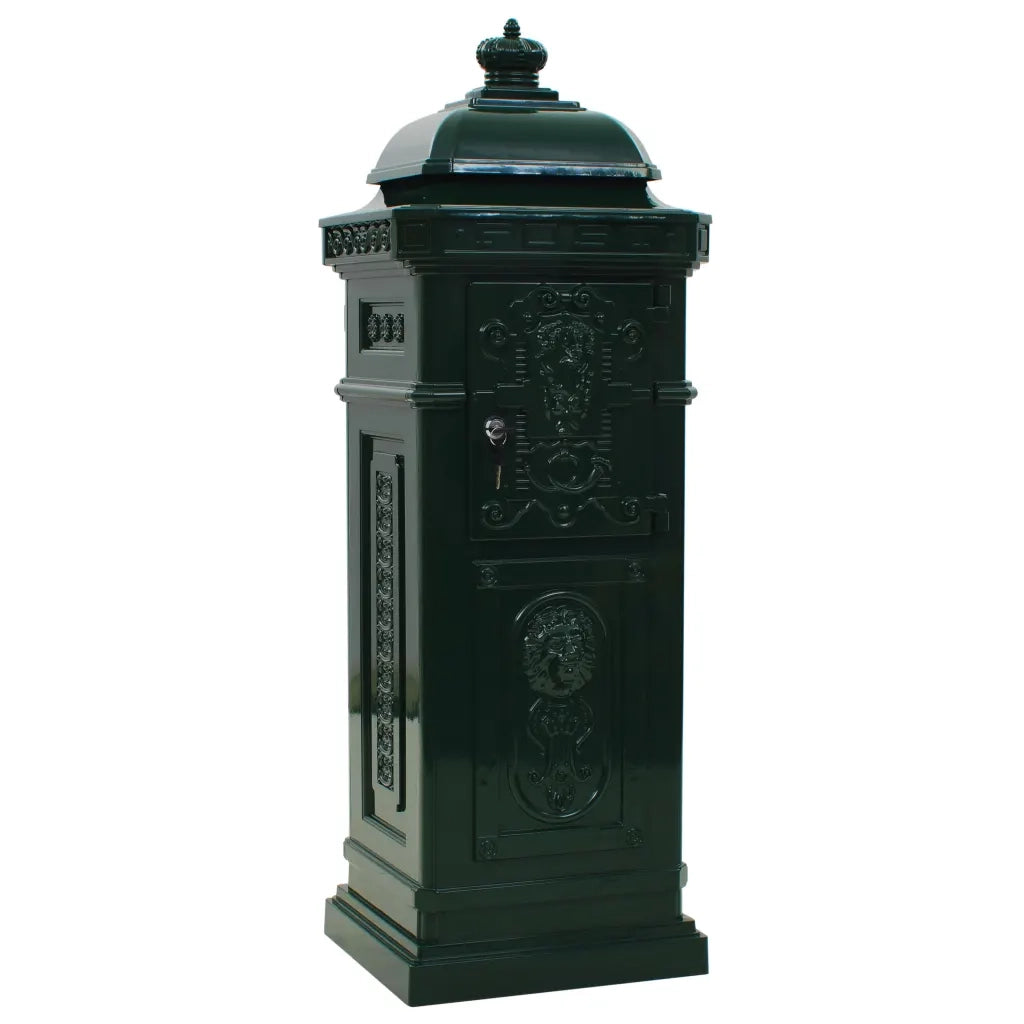 Cassetta della Posta in Alluminio Inossidabile Vintage Verde CFW5111149