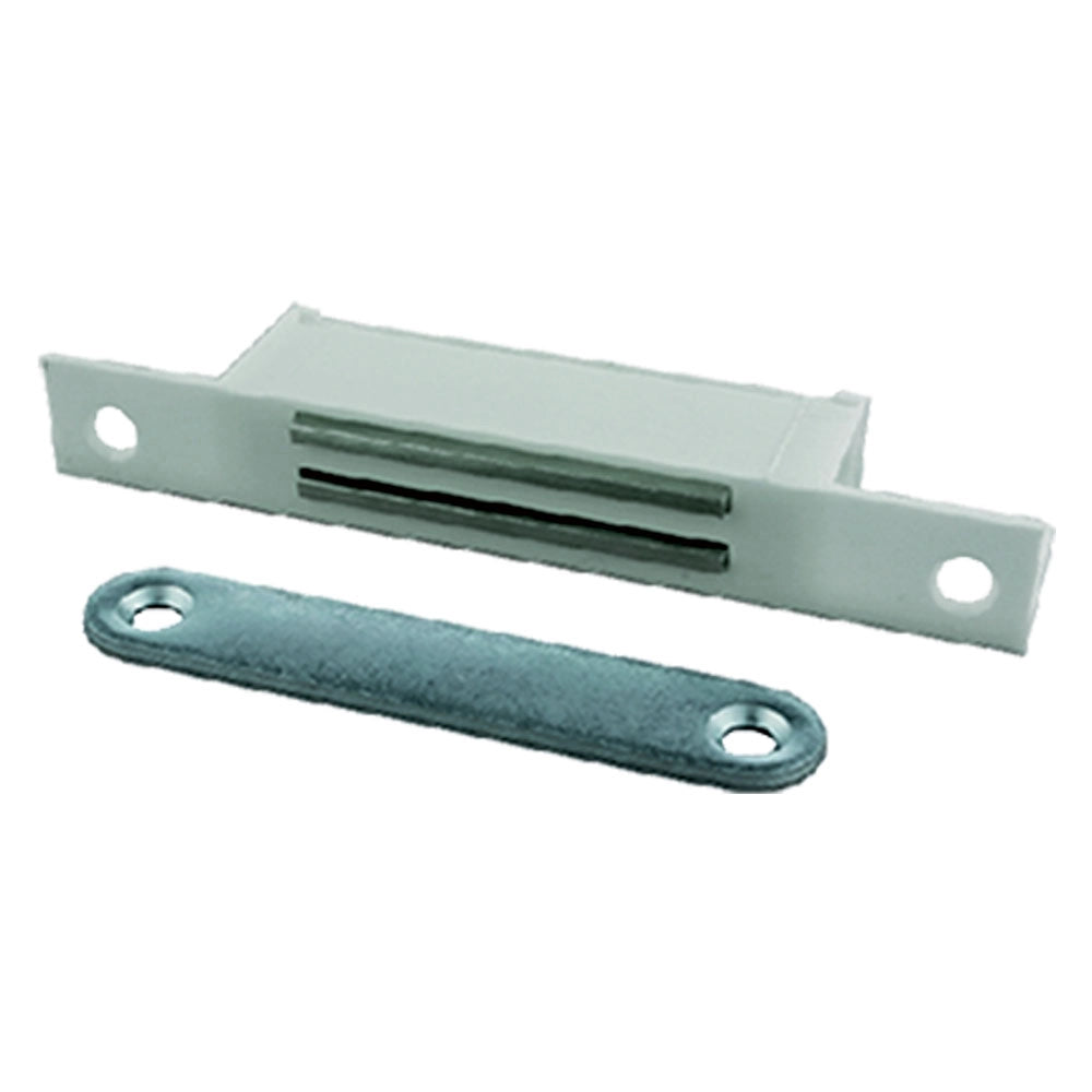 CHIUSURA MAGNETICA mm 19 x  97 bianco- 25 pezzi  - BricoGo
