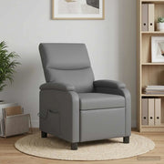 Divano Sedia-Poltrona Massaggiante Grigio Similpelle 726937