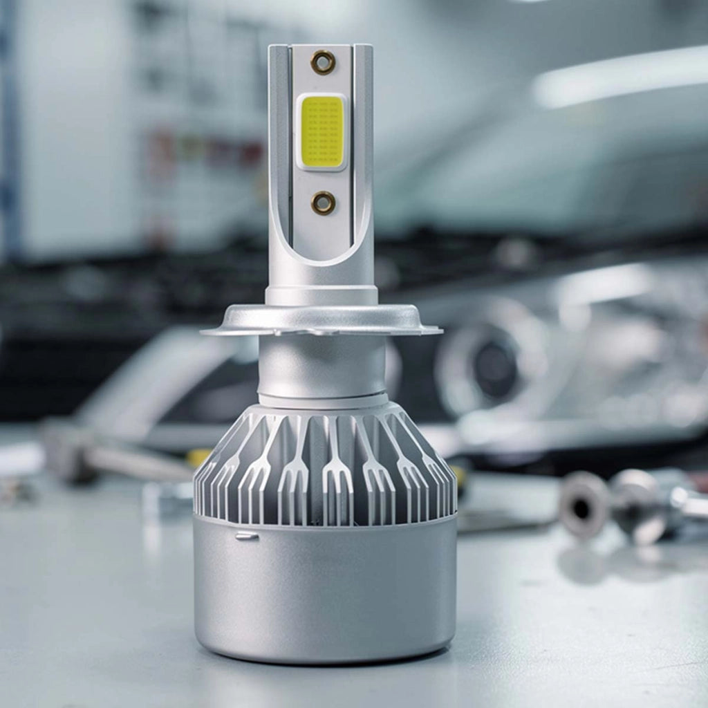 Lotto di 2 lampadine LED C6 H7 24W per faro automobilistico, illuminazione ad alta intensità Argento Avizar
