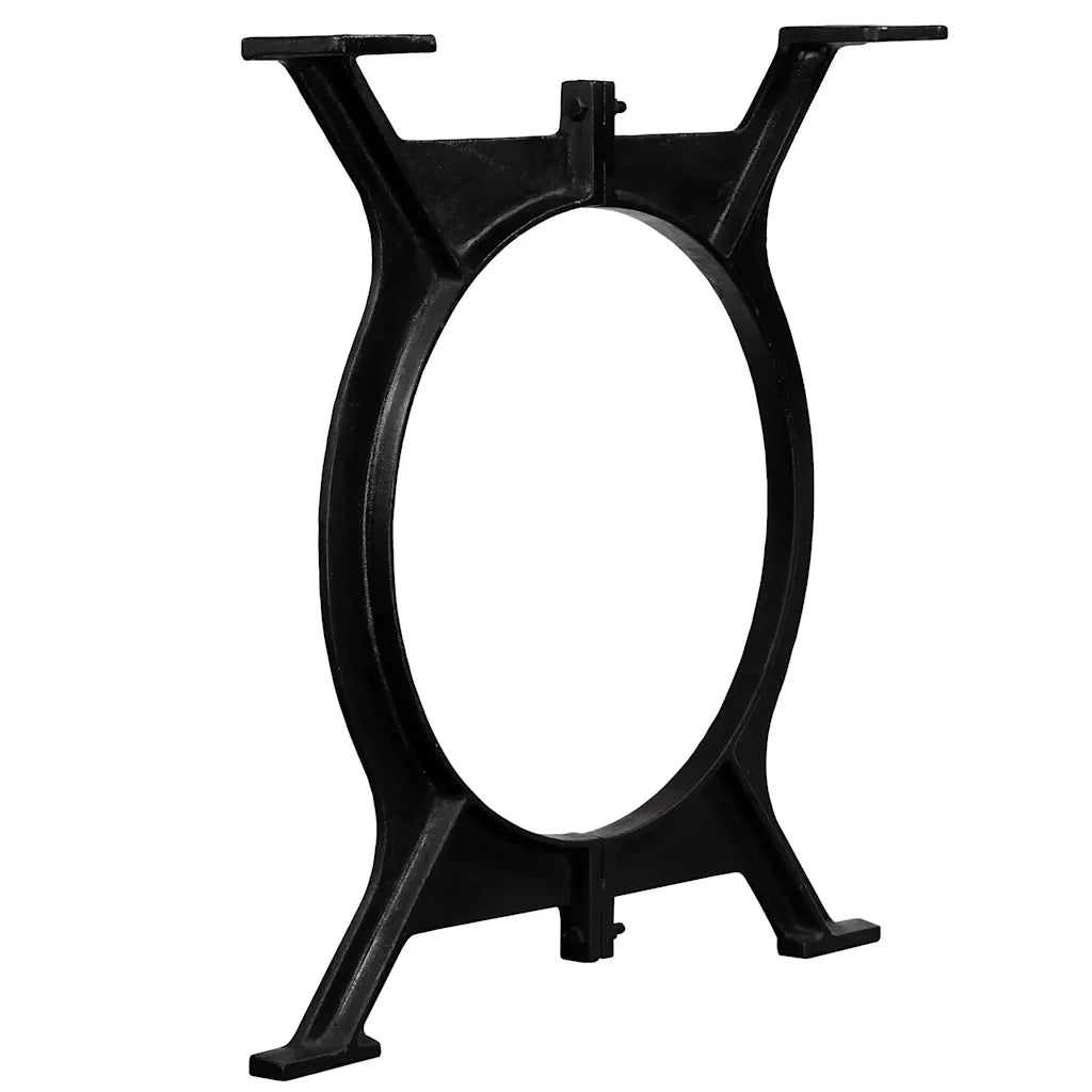 Gambe per Tavolo da Pranzo 2 pz a Forma di O in Ghisa 245426