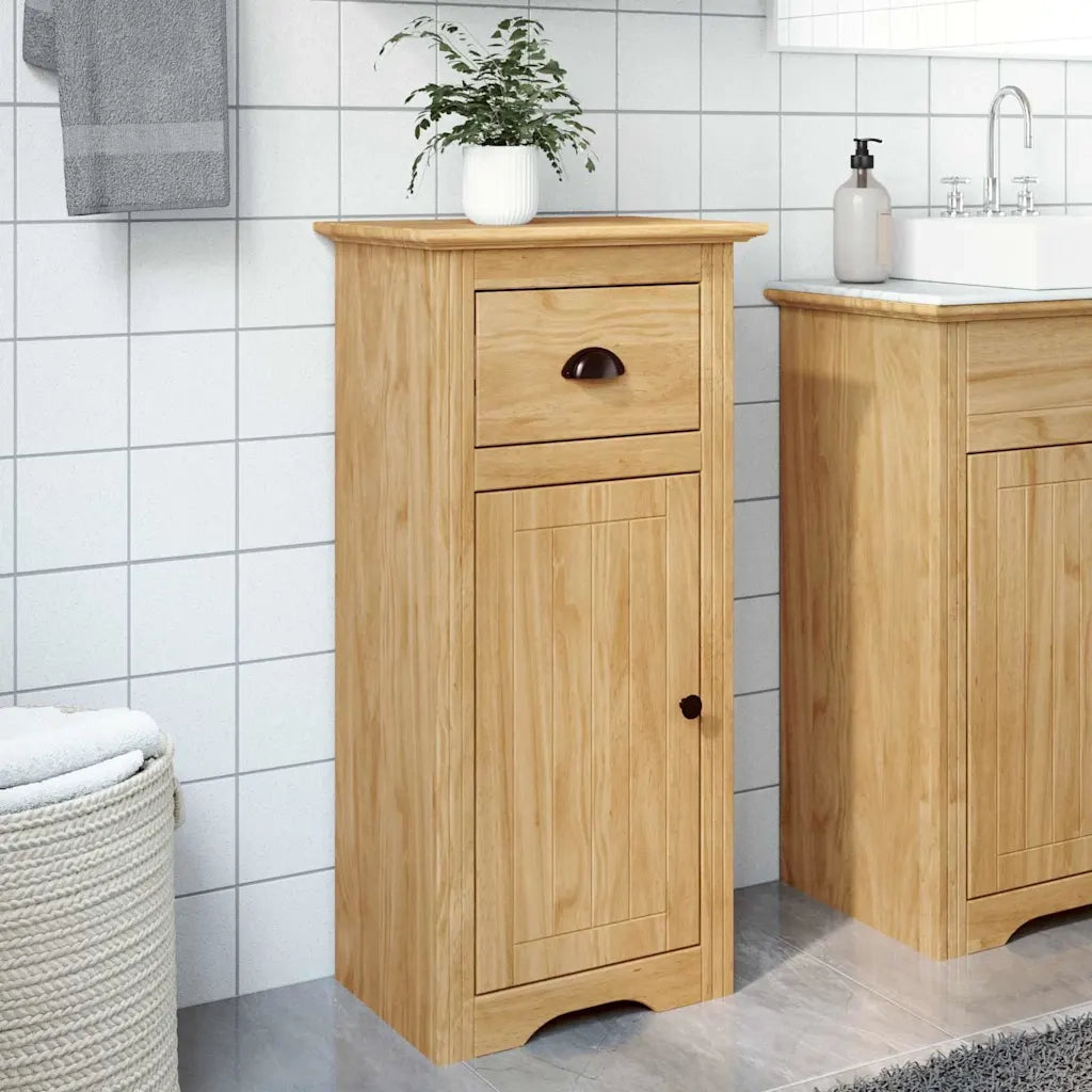 Mobile da Bagno con cassetto BODO Marrone miele 44 x 30 x 90 cm 42023473