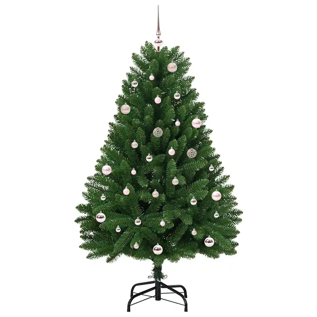 Albero di Natale | Decorazioni natalizie artificiale Verde 150 cm PVC e Metallo