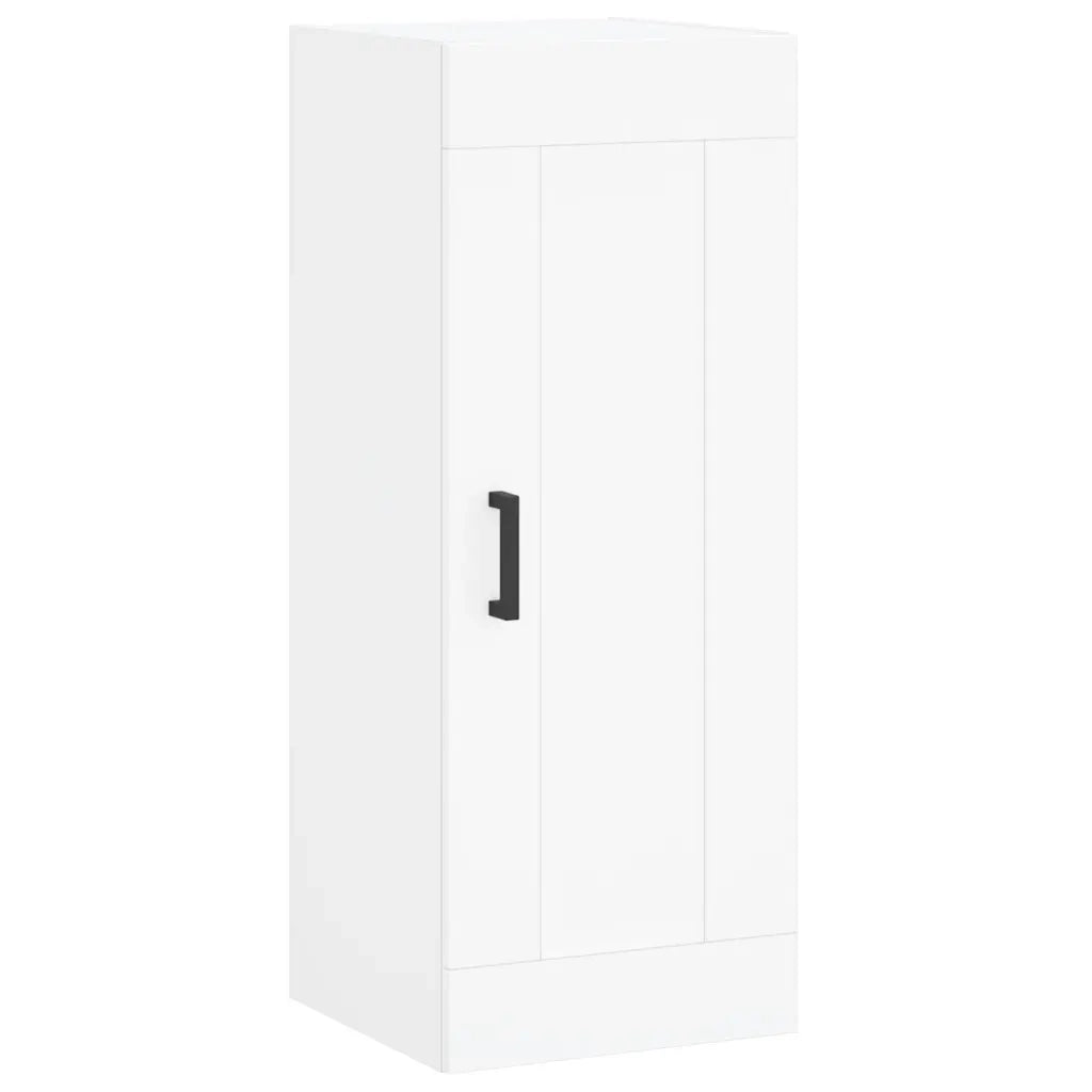 Credenza Bianca 34,5x34x180 cm in Legno Multistrato 3200321