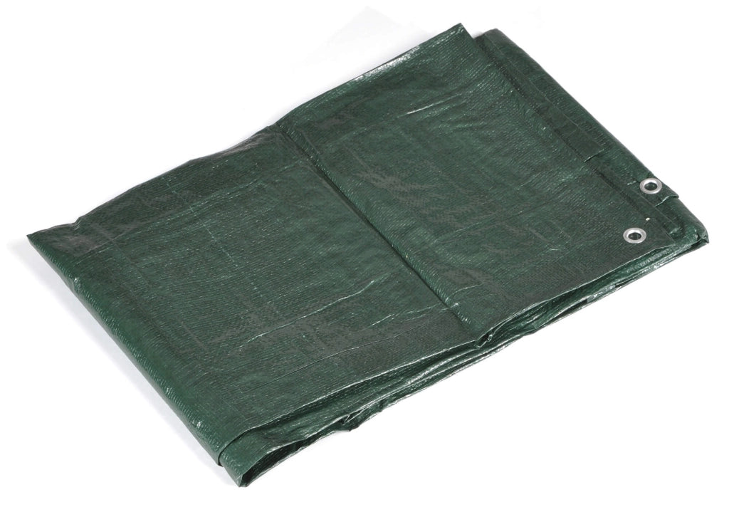 Telone Impermeabile con Occhielli 6x7m in Polietilene Verde