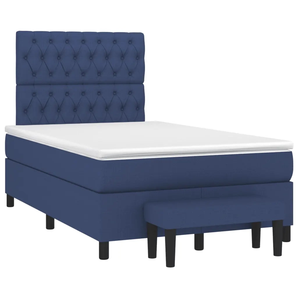 Giroletto a Molle con Materasso Blu 120x190 cm in Tessutocod mxl 115811