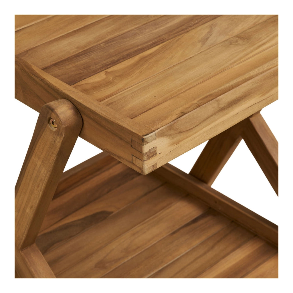 Carrello Pasaku, Marrone, Legno, 50x86x81 cm