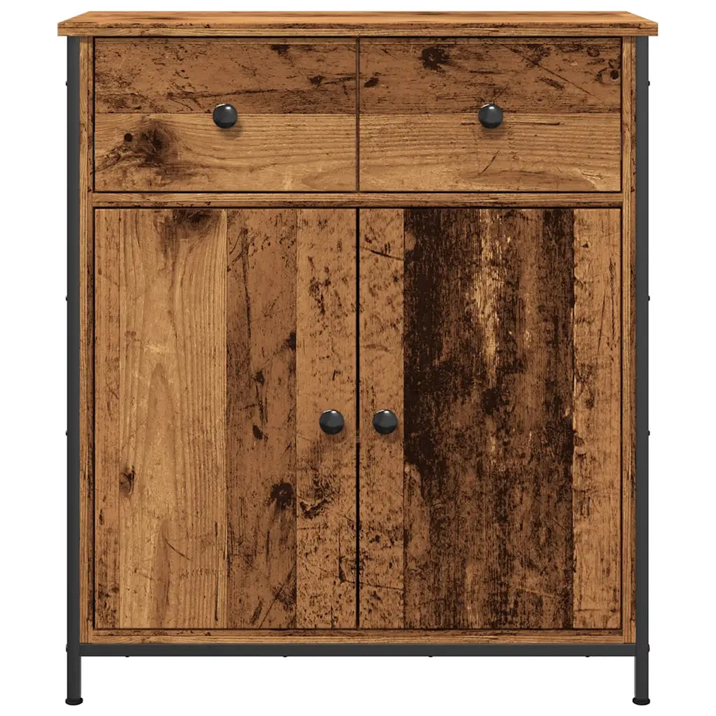 Credenza Legno Antico 70x30x80 cm in Legno Multistrato 857470