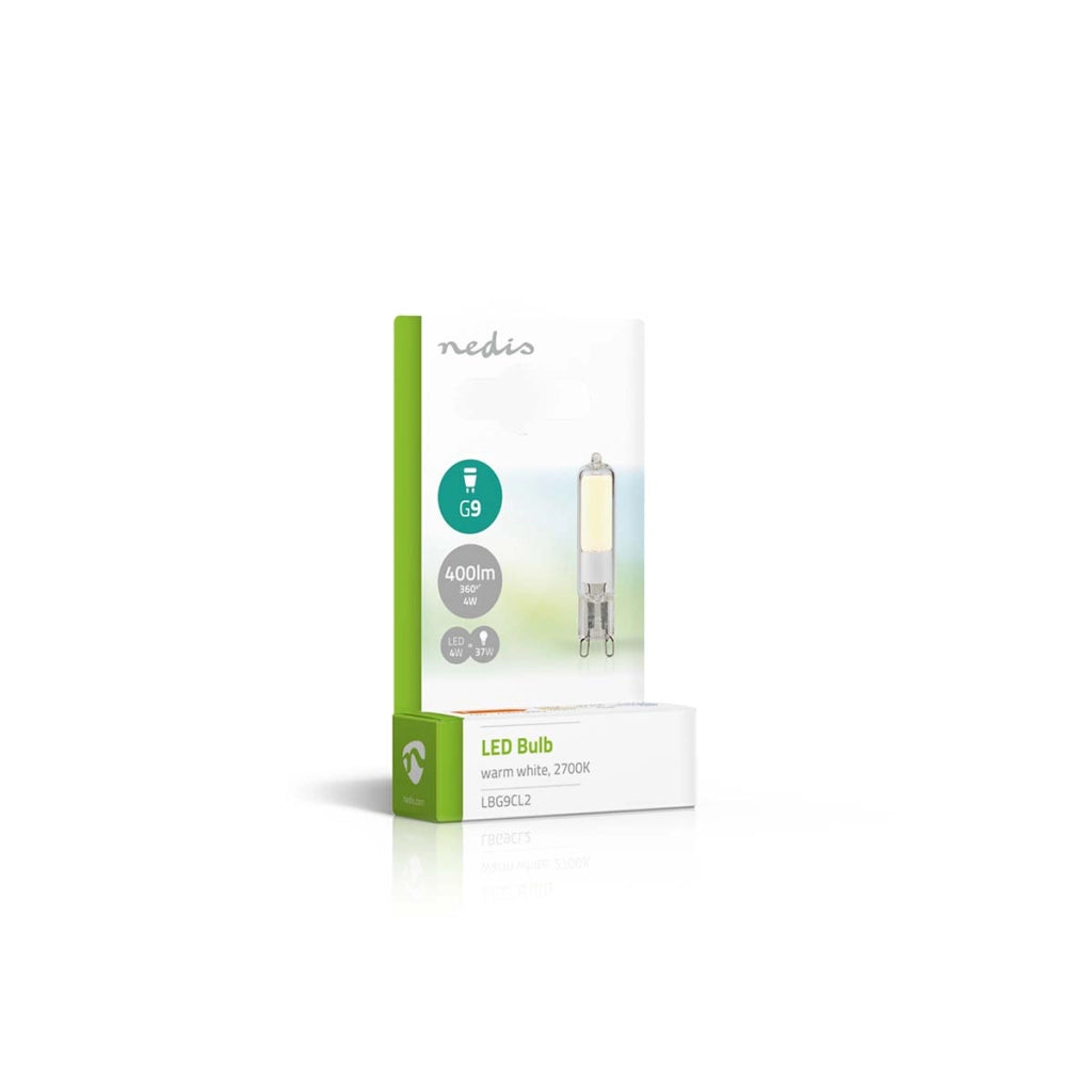 Lampadina LED G9 4W 2700K 400lm IPX2 Capsula G9 Bianco Nedis