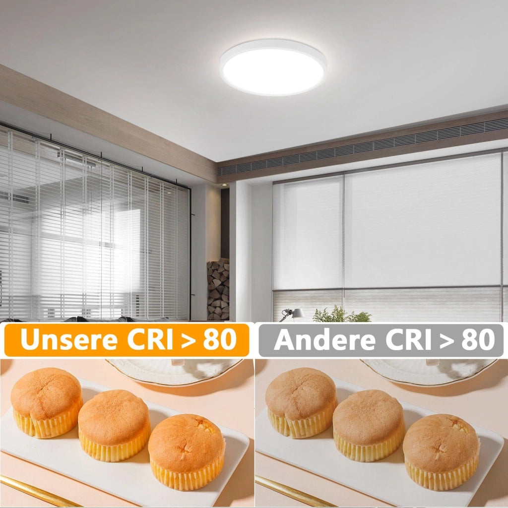 ZMH Lampada da soffitto plafoniera LED 22cm per camera letto