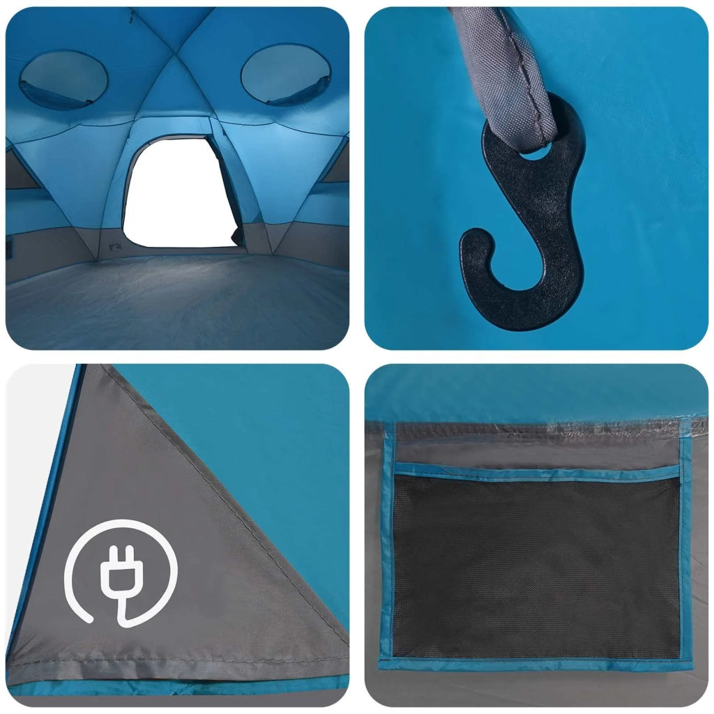 Tenda a cupola con tetto rimovibile Blu 12-Persone 42017380