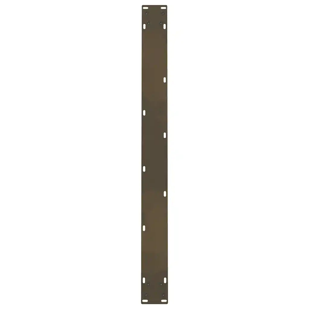 Gambe per tavolo da pranzo in acciaio naturale 2 pz 90x(72-73) cm Acciaio