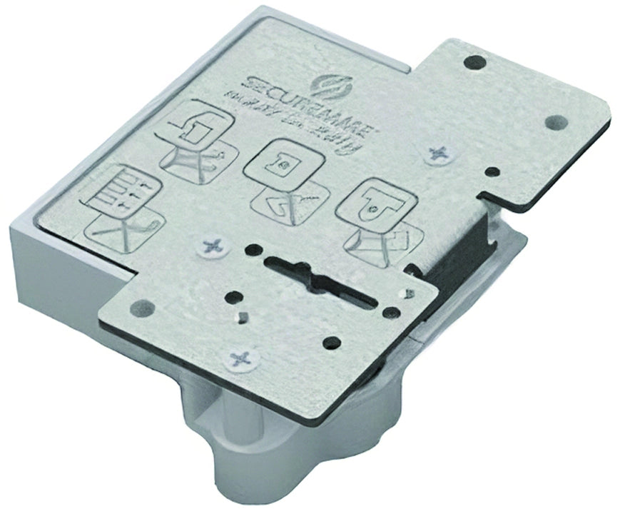 Securemme CUORE DI RICAMBIO DX DOPPIA MAPPA 4 MANDATE 3 CHIAVI per porte blindate Art. 250