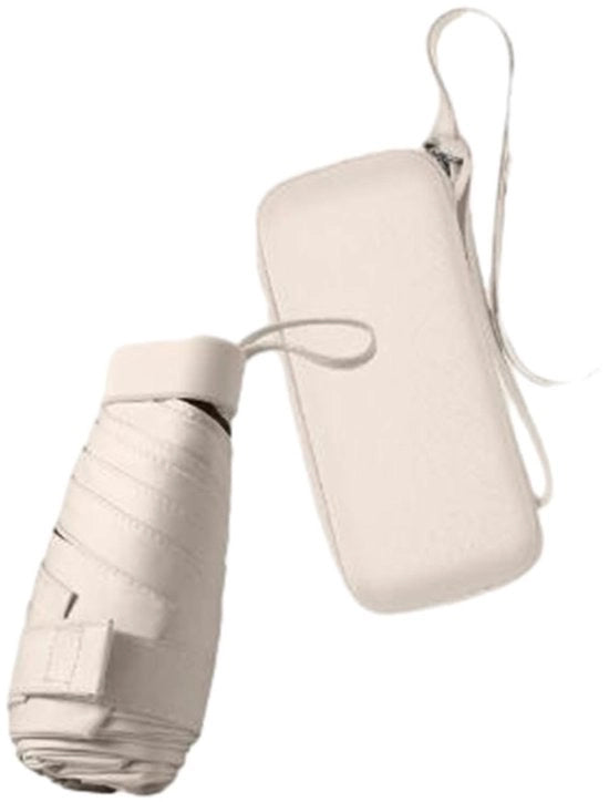 Paraplu Opvouwabile - Compatta Ombrellone - Impermeabile e UV - Tasca con Cerniera - Leggero - Ideale Regalo